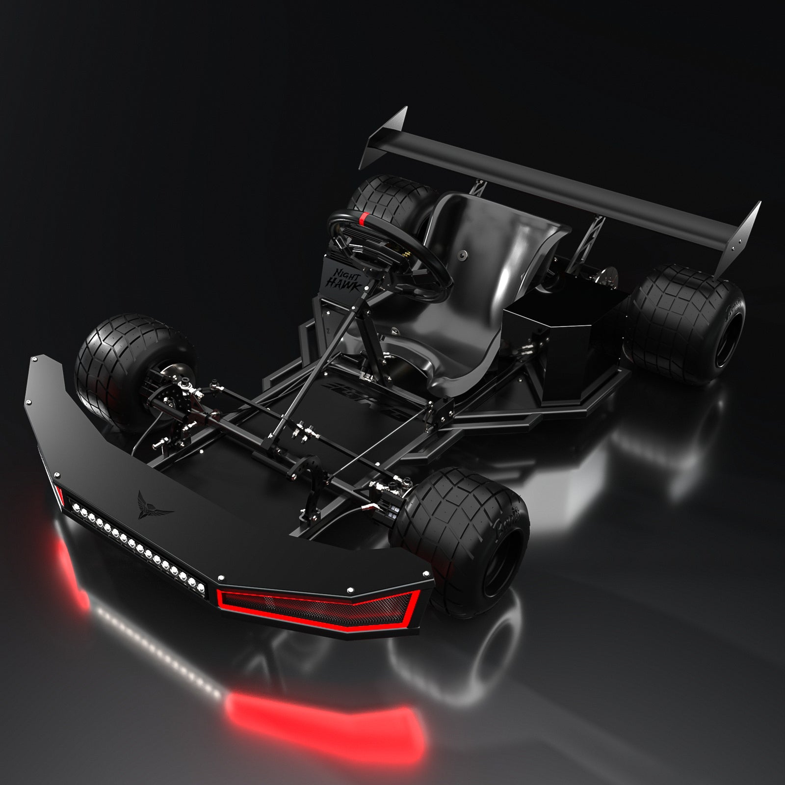 Nighthawk electric karts in the wild