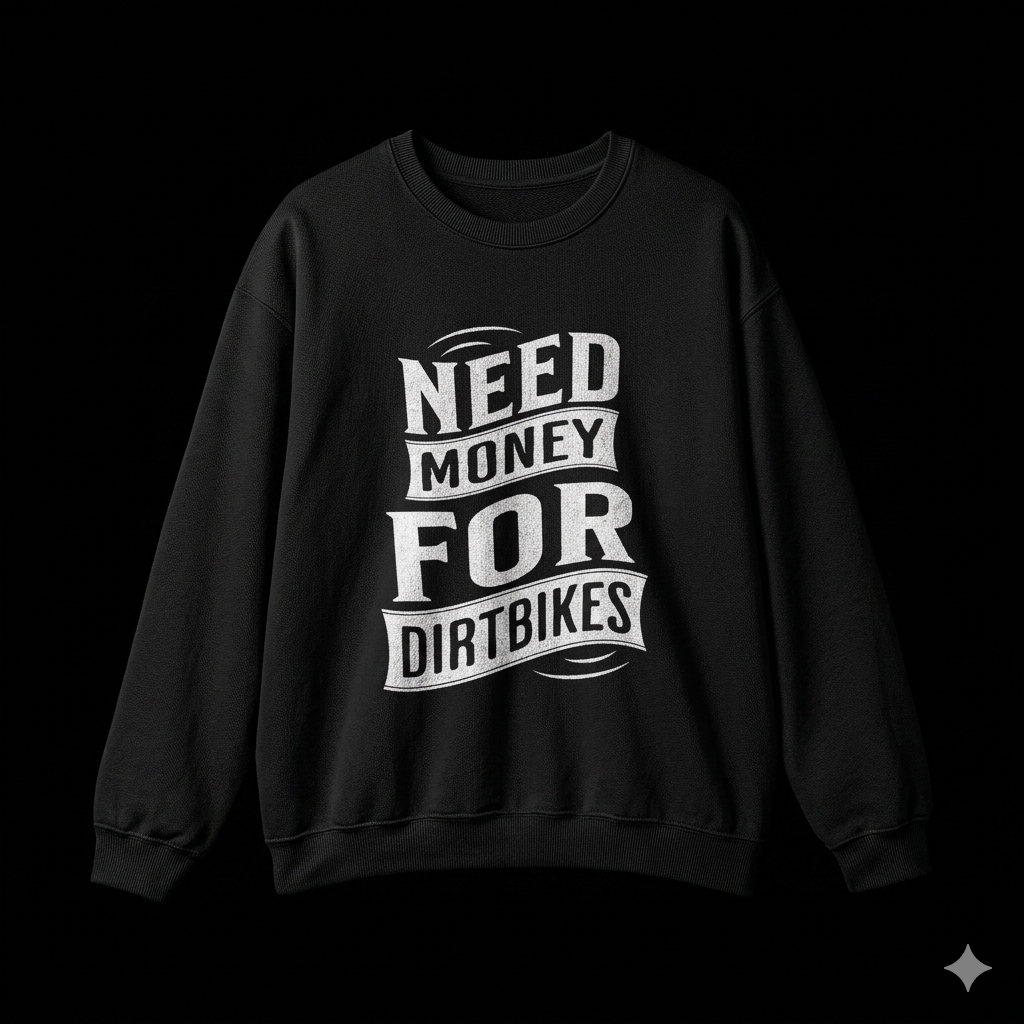Need Money For Dirt Bikes Long Sleeve